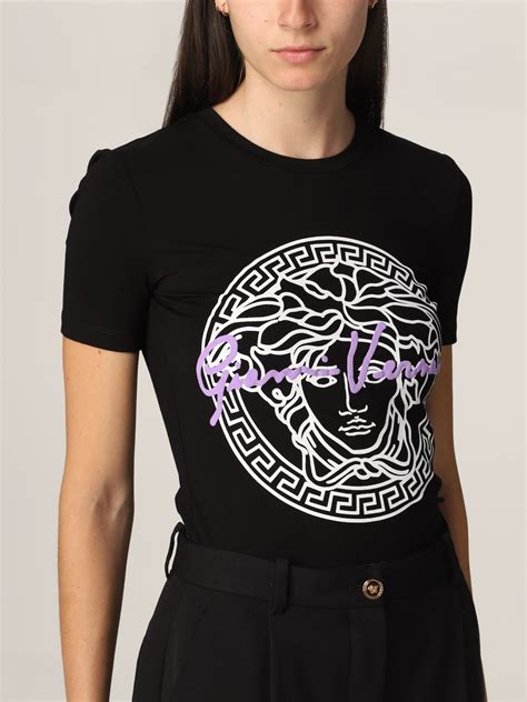 versace women's t shirt|versace t shirt women's sale.